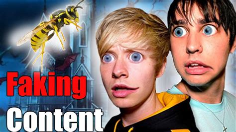 does sam and colby fake their videos